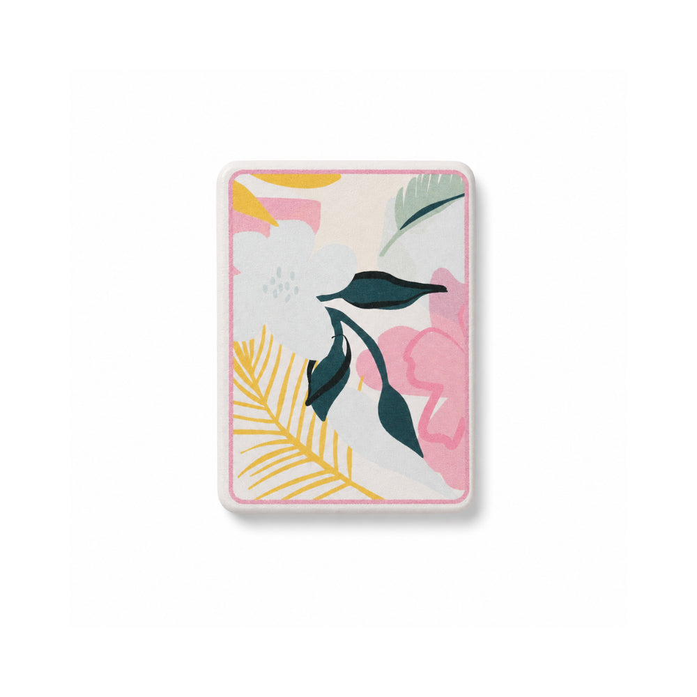 K&Co. Sunset Spritz Series Rectangle Pocket Mirror - FLOWER POP